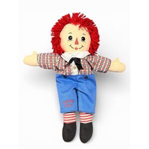 Raggedy Andy Doll Knickerbocker Vintage - Plush- Good Condition‎